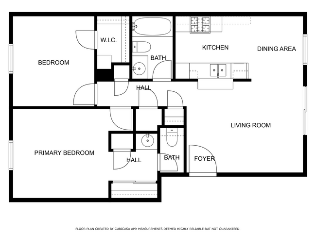 Floorplan - Upland Villas Apartments