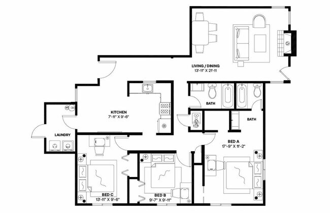 Building Photo - Room in Shared 3 bed/2 bath home