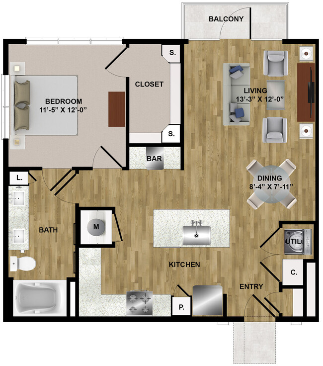 Floorplan - Bishop Central