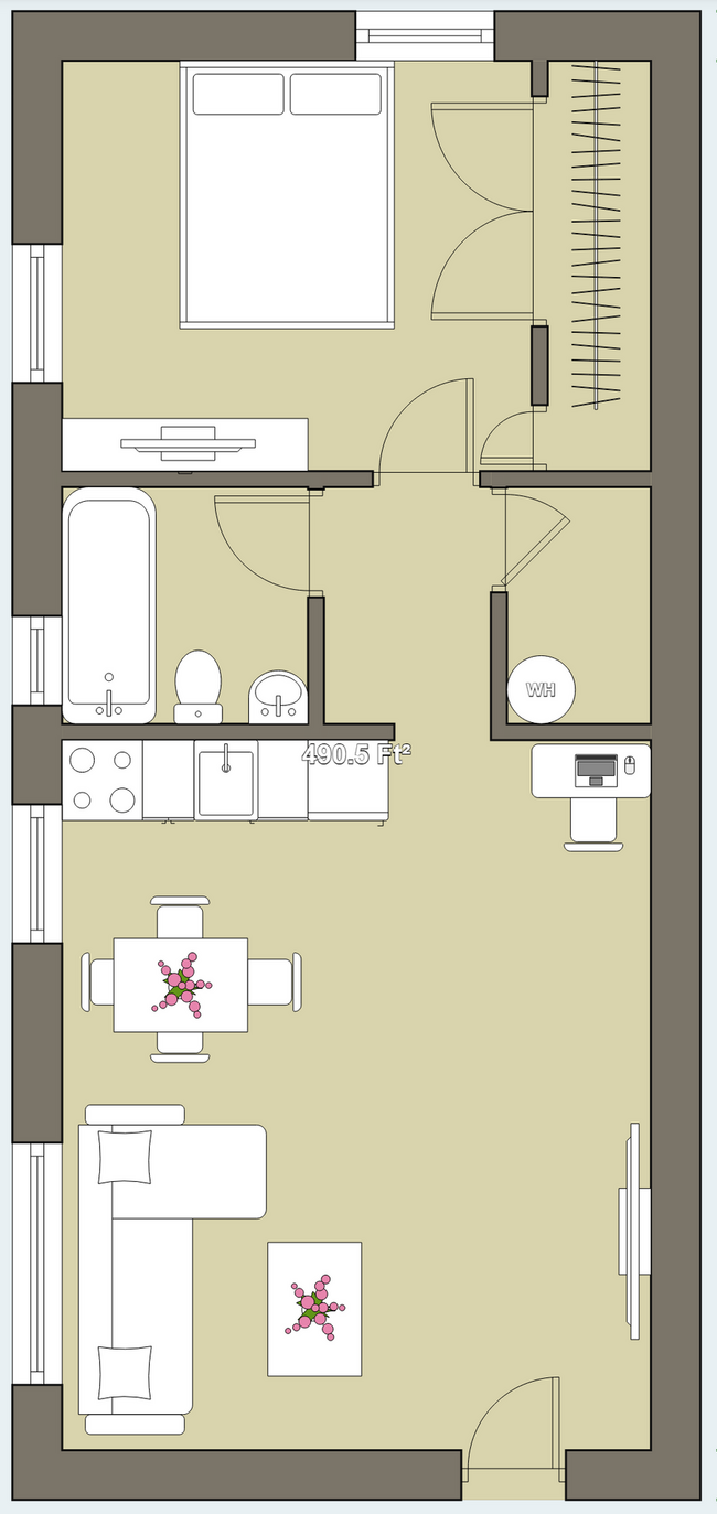 Floorplan - Keystone Manor Apartments