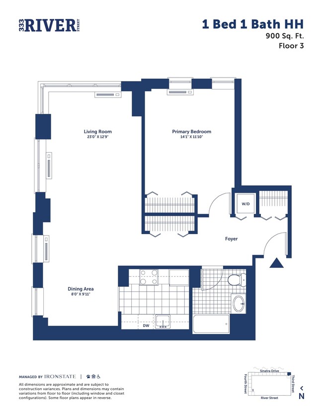 Floorplan - 333 River Street