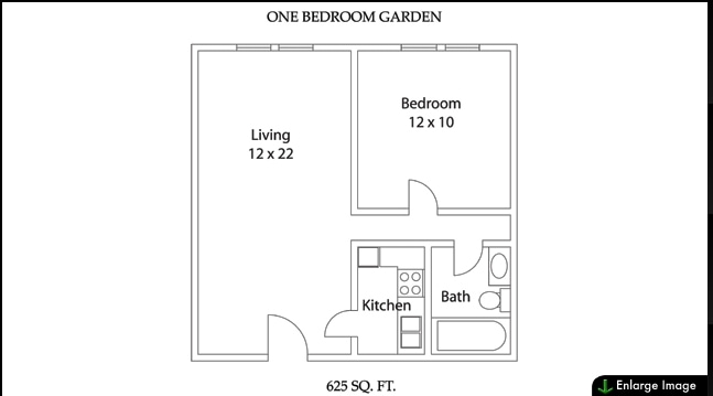 1BR/1BA - Rosehill Plaza