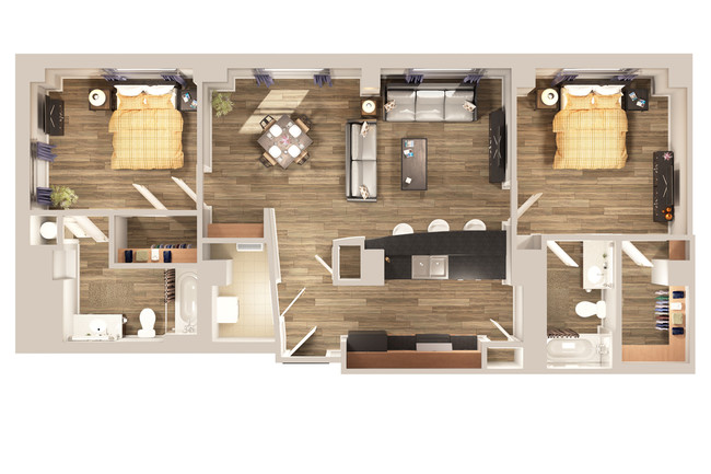 Floorplan - The Carling Apartments