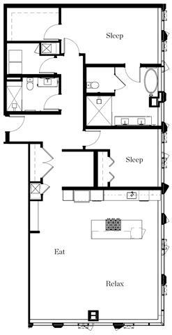 Floorplan - The Residences at Rainier Square