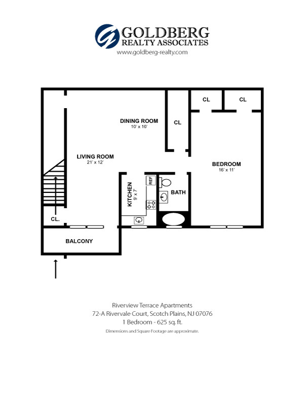 Floorplan - Riverview Terrace Apartments