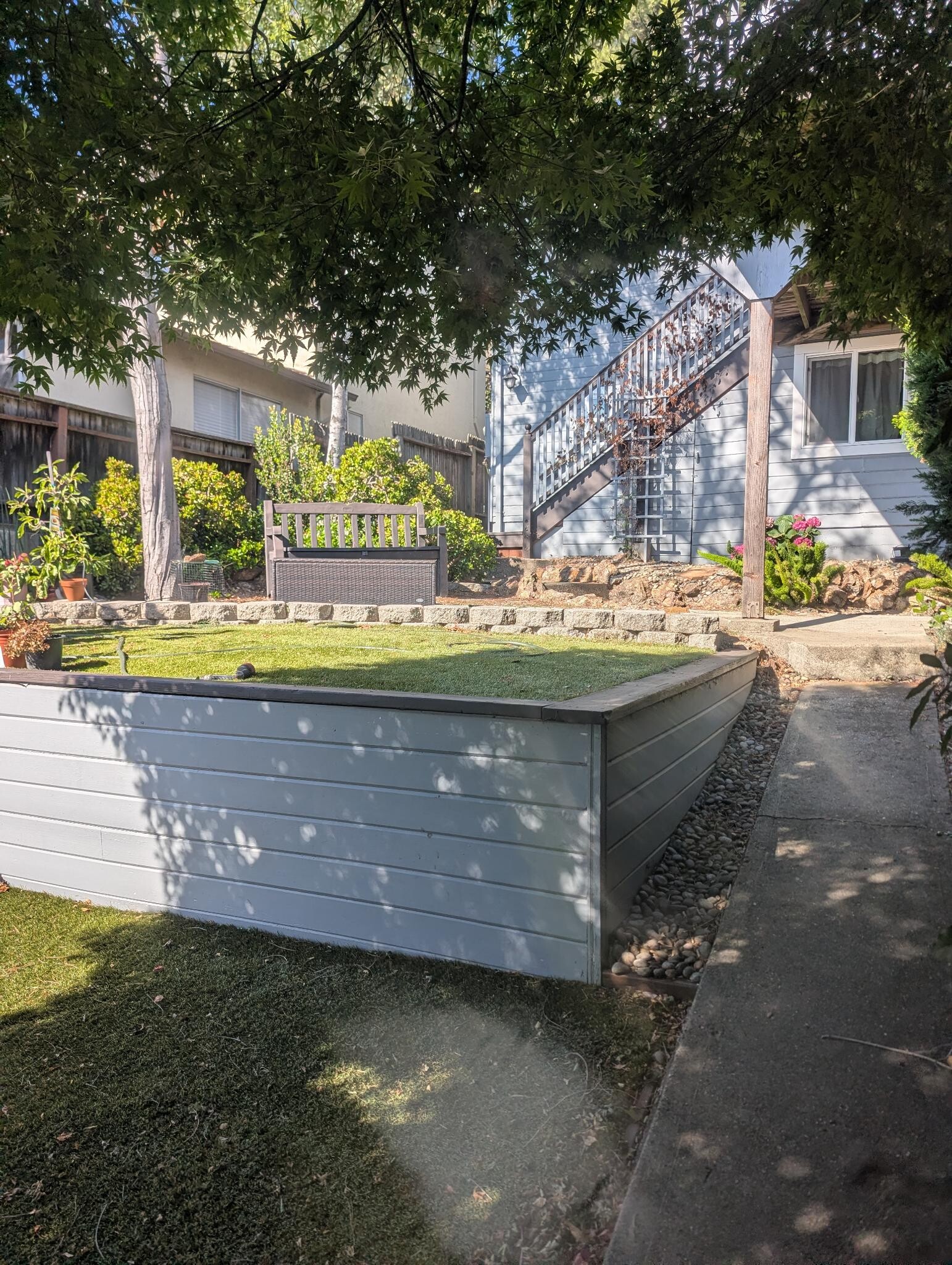 front yard - 16650 Rolando Ave