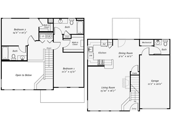 Floorplan - Avalon at Bedford Center