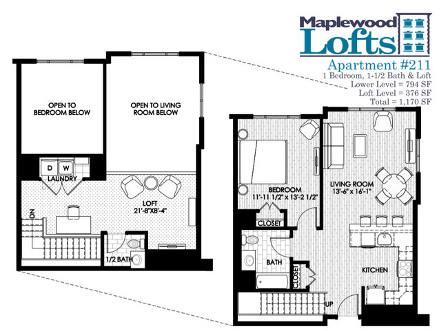 Floorplan - Maplewood Lofts