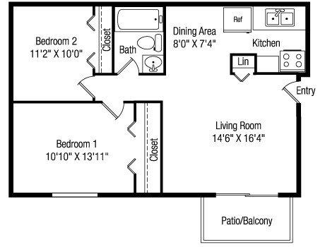 2BR/1BA - Park 88