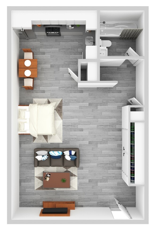 Studio Furnished Premium - Commons at Sawmill