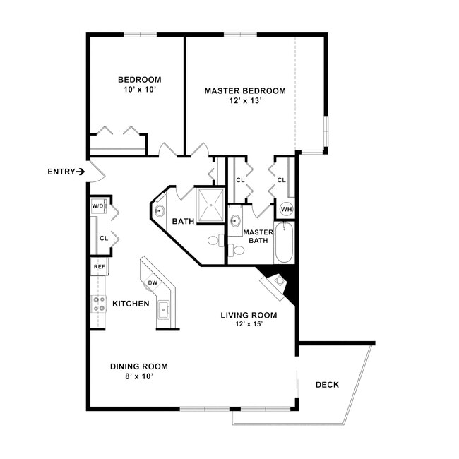 Floorplan - Sunset Summit Apartments