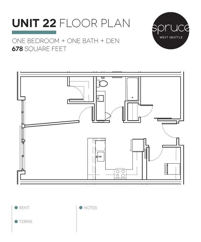 Floorplan - Spruce