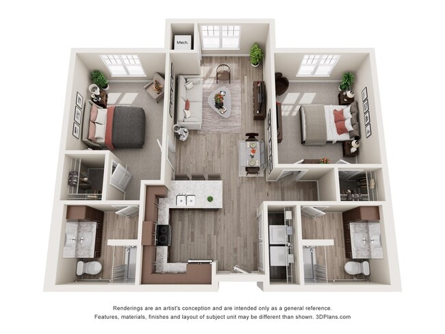 Floorplan - The Winslow 62+ Apartments