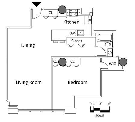 1BR/1BA - Court Street Lofts