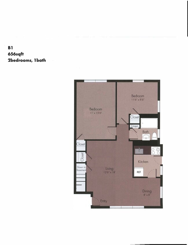 Floorplan - Carlton Park Apartments