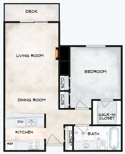 Floorplan - Southwood Apartments