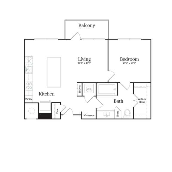 Floorplan - Vance at Bishop Union