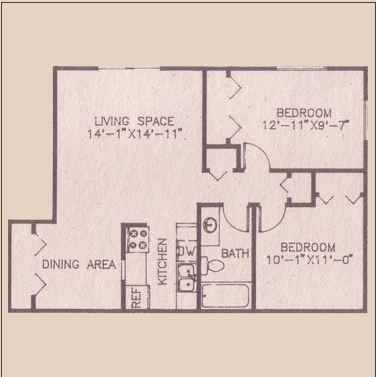 2BR/1BA - Perrine Pointe