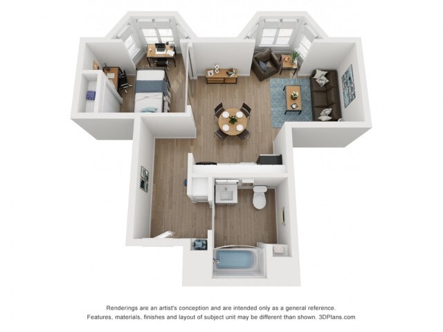 Sterling Addison - A1 Floorplan - Sterling Addison