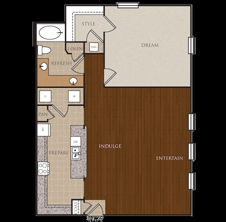 Floorplan - Bell Tower Flats