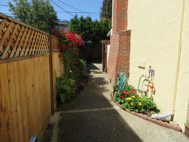 Side walkway - 433 Vasquez Ct