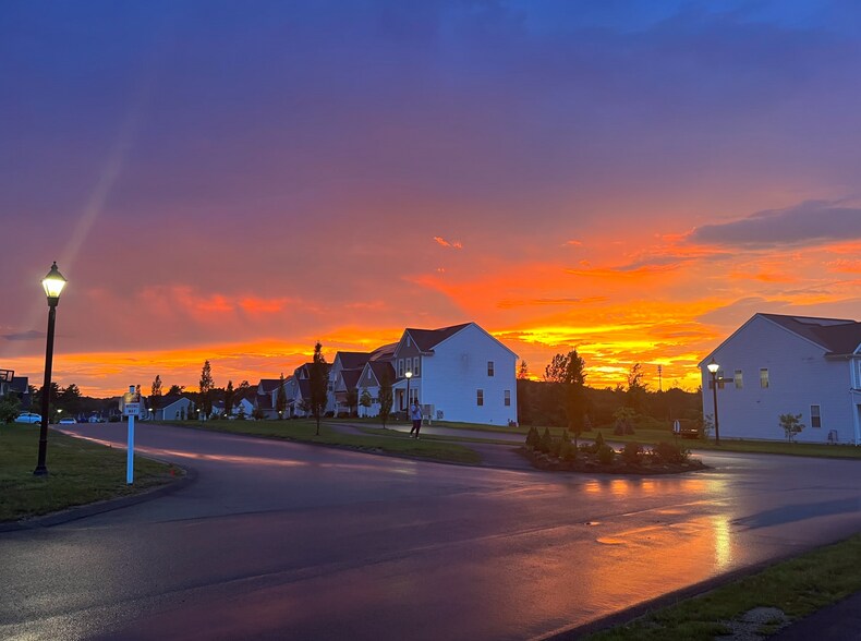 Sunset view from front deck - 29 Aspen Way