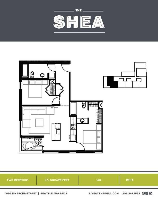 The Shea - 502 - Floorplan - Shea