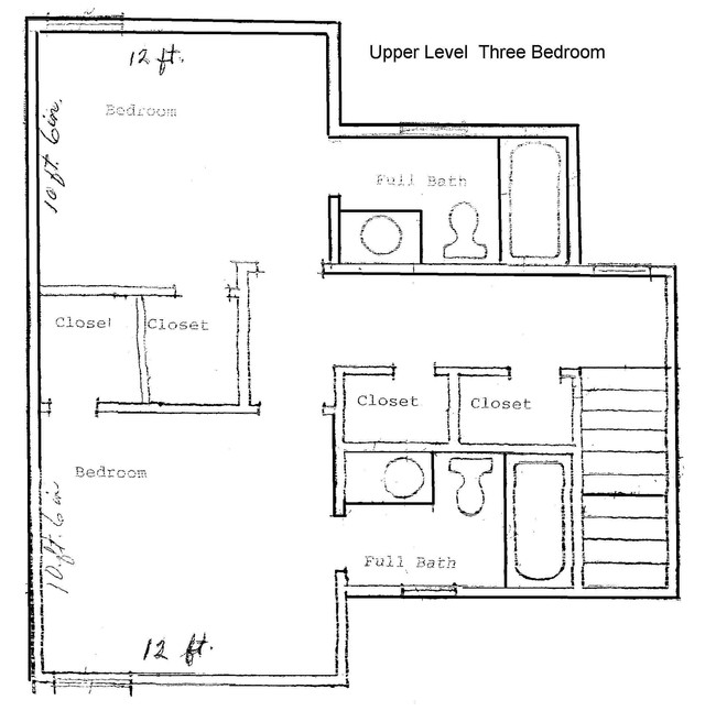 3BR/3BA (2nd Floor) - Meredith Square Townhomes
