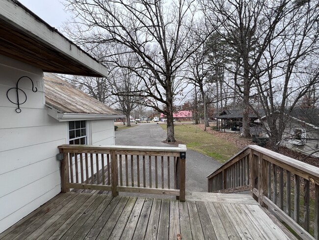 View from the deck to the street - 1014 Givens Rd