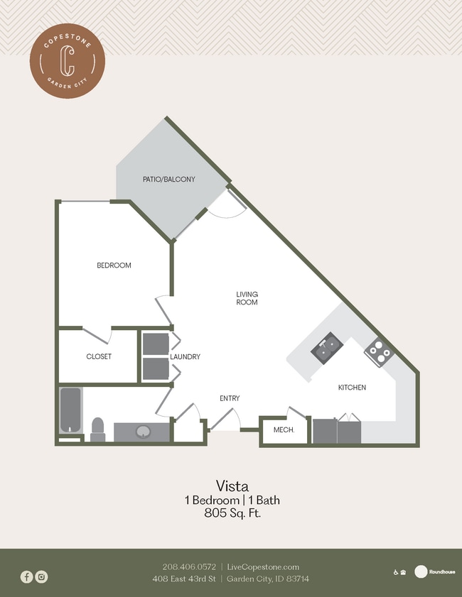 Floorplan - Copestone Apartments