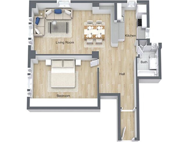 Floorplan - Nob Hill Place