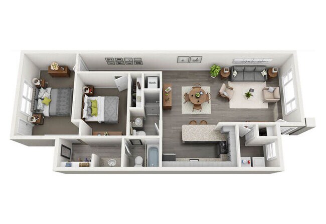 Floorplan - The Apartments at Carriage Pines