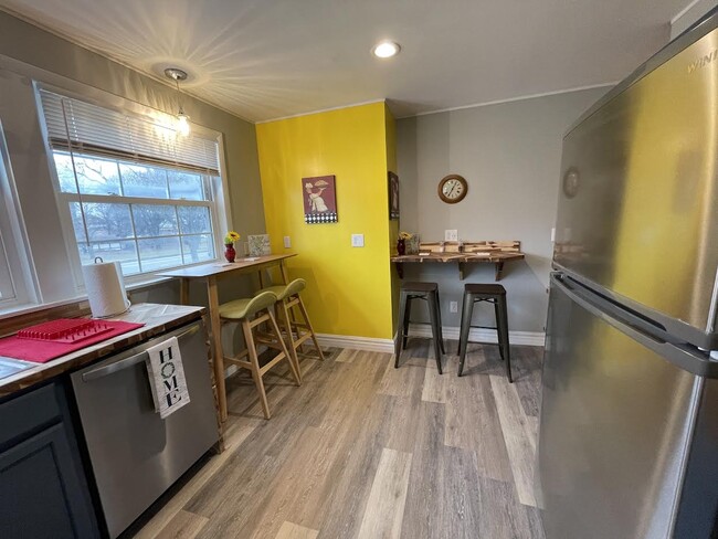 Full size fridge in the kitchen - 160 Westfall Rd