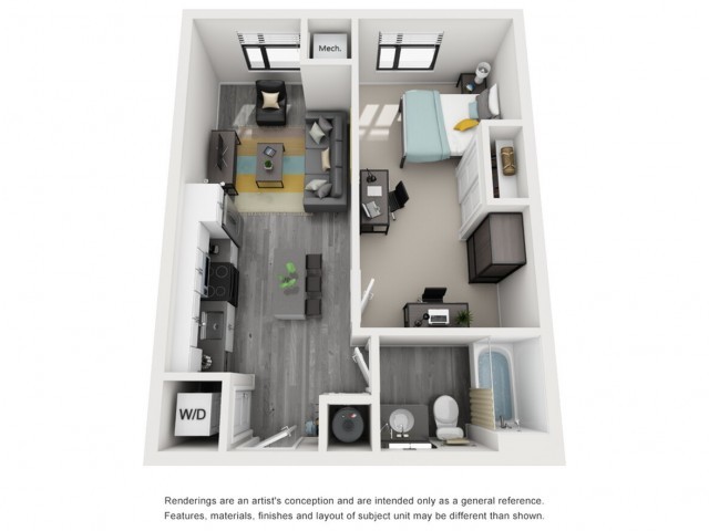 Floorplan - The Bridge on Forbes