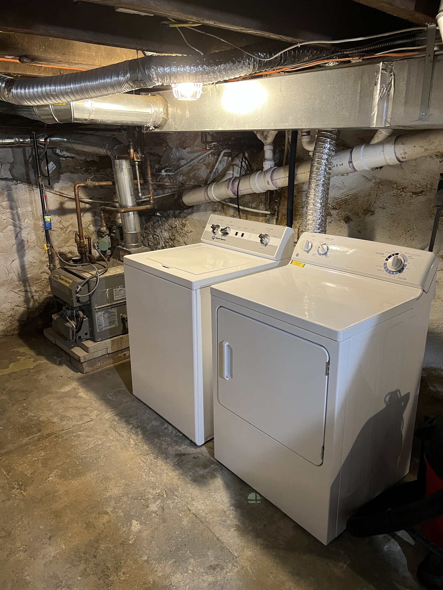 Washer and dryer are located in the unfinished basement. - 126 Merion Ave