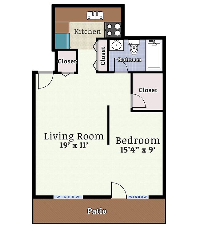 Woodmere 1 Bedroom Junior - Woodmere Apartments