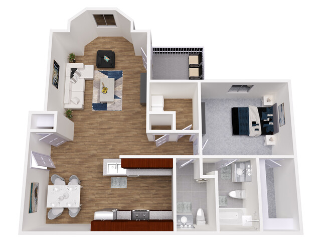 Floorplan - Carrington Park at Stone Terrace Apartments