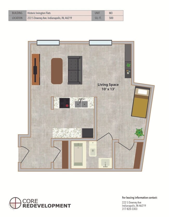 Floorplan - Historic Irvington Flats