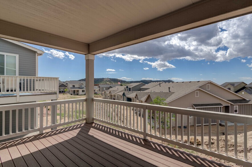 Back deck view - 5827 Morning Light Ter