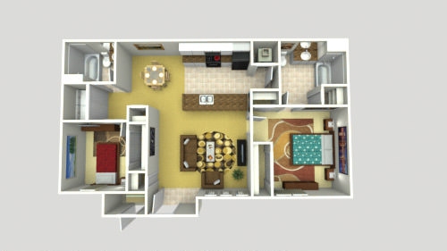 2BR/2BA - Willow Park