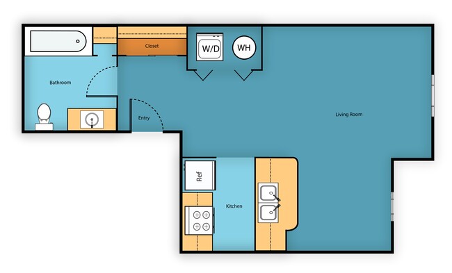 Floorplan - Sir Gallahad Apartment Homes