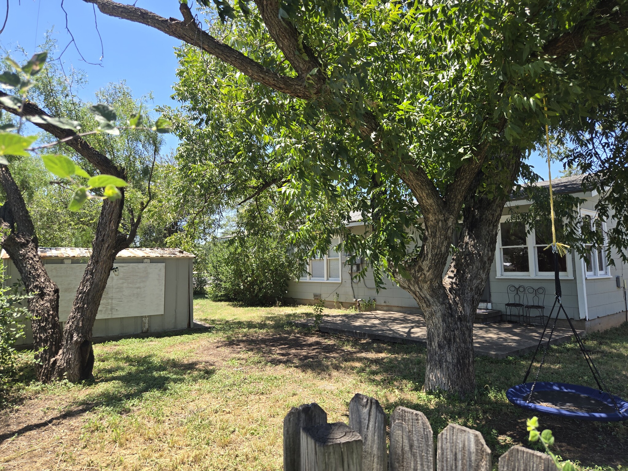 From alley view of the backyard - 2863 Colorado Ave