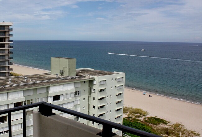 View of Ocean from Balcony - 1900 S Ocean Blvd