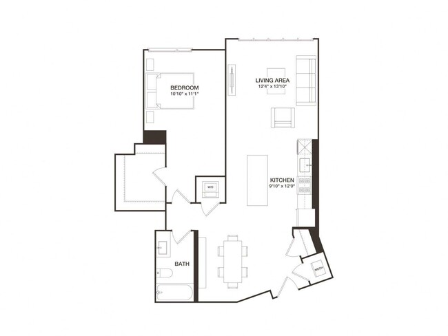 Floorplan - 8001 Woodmont