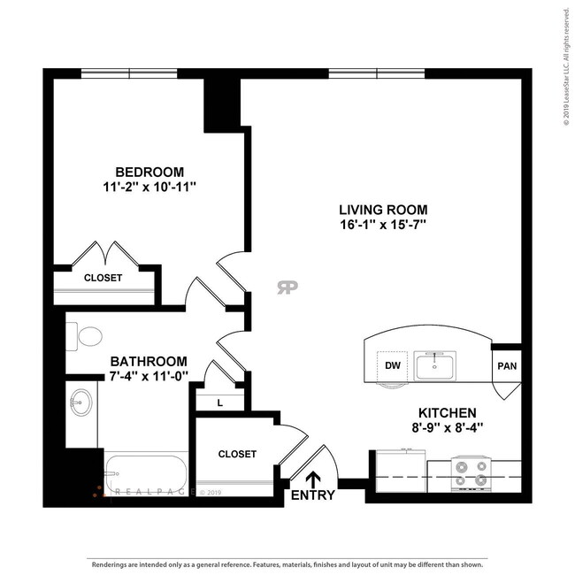 Floorplan - Curtain Lofts  1371