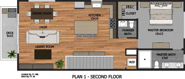 Floorplan - Halcyon on 18th St