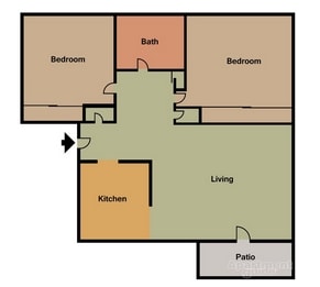 2BR/1BA - Briarwood Apartments