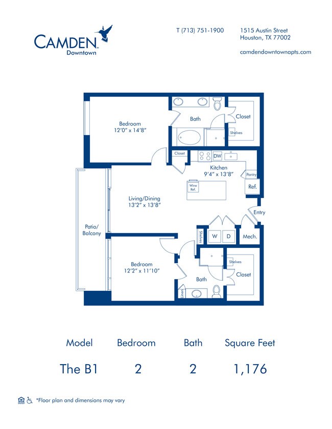 Floorplan - Camden Downtown