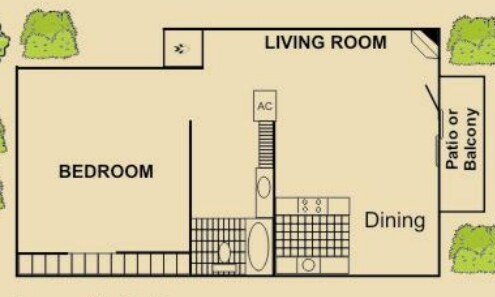 1BR/1BA - Falls of West Oaks