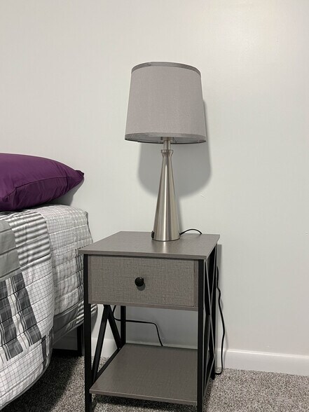 Nightstand with Lamp Next to Each Bed - 508 Wellham Ave